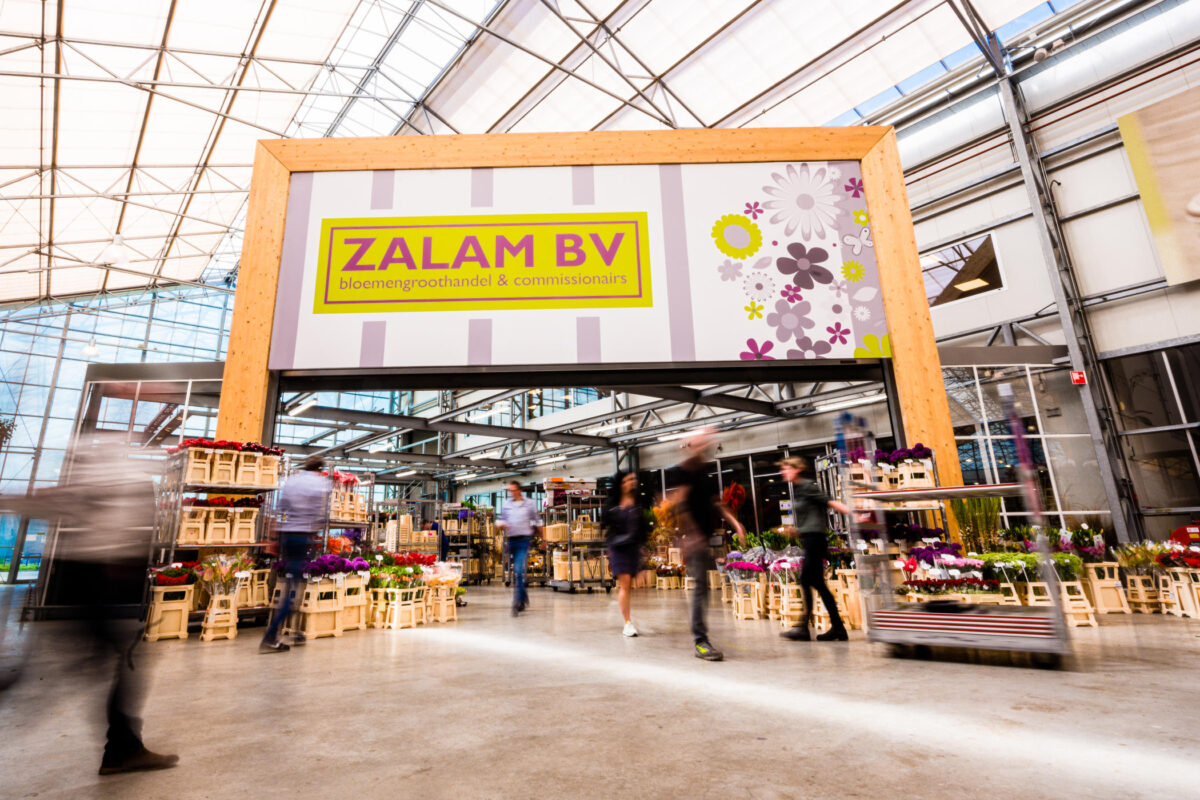 Zalam bloemengroothandel voorkant